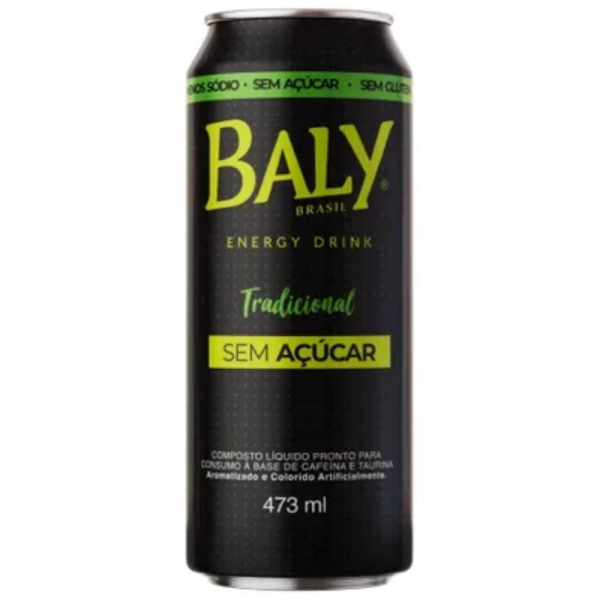 ENERGETICO BALY  TRADICIONAL S/ ACUCAR 473 ML C/6