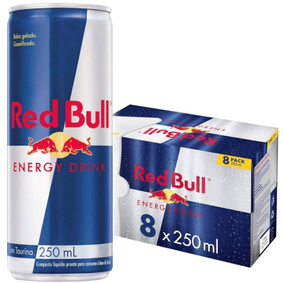 ENERGETICO RED BULL  250ML CX C/8 - DG Distribuidora