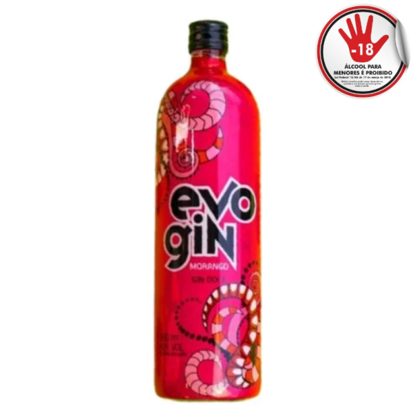 EVO GIN  MORANGO 950ML