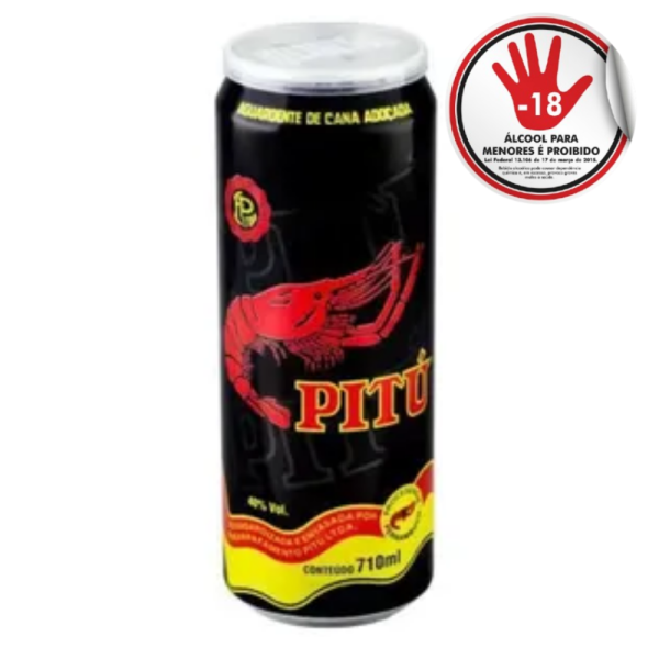 AGUARDENTE PITU LATA 710ML  C/12