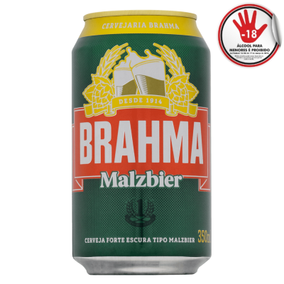 CERVEJA BRAHMA MALZIBIER 350ML C/12 - DG Distribuidora