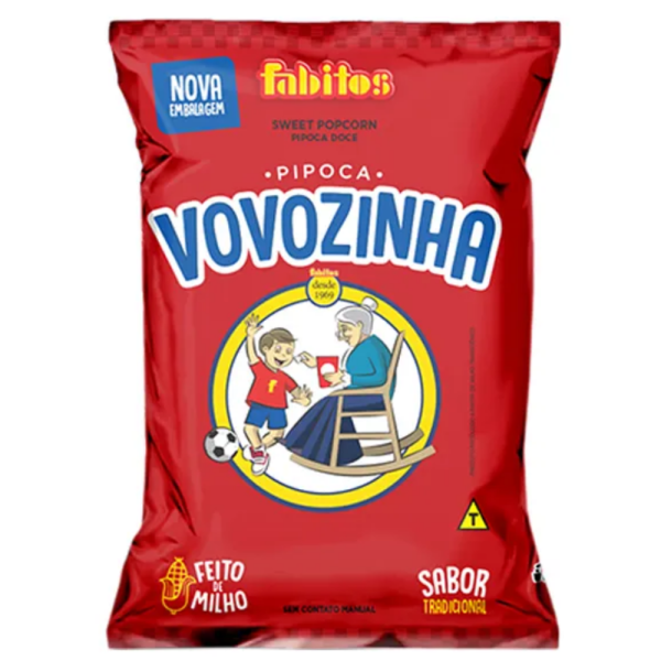 FABITOS PIPOCA VOVOZINHA DOCE 150G