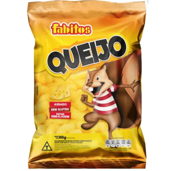 FABITOS QUEIJO 10 X 80G