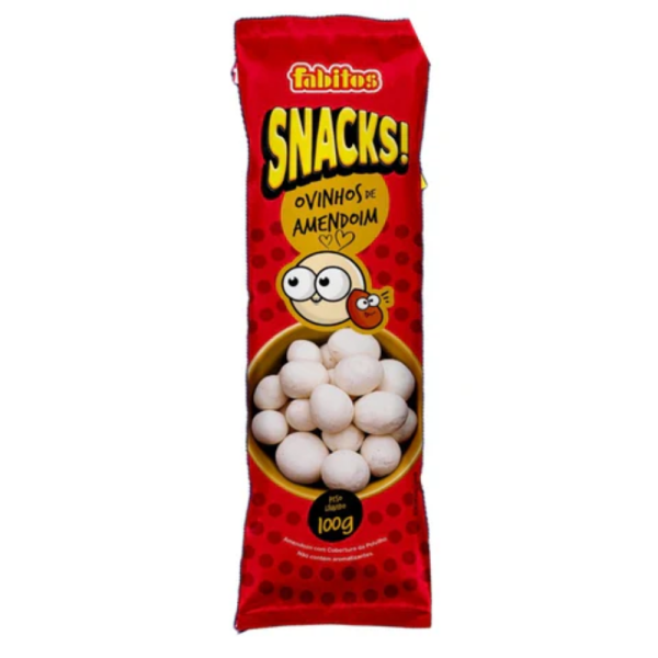 FABITOS SNACKS  OVINHOS AMENDOIN  100G