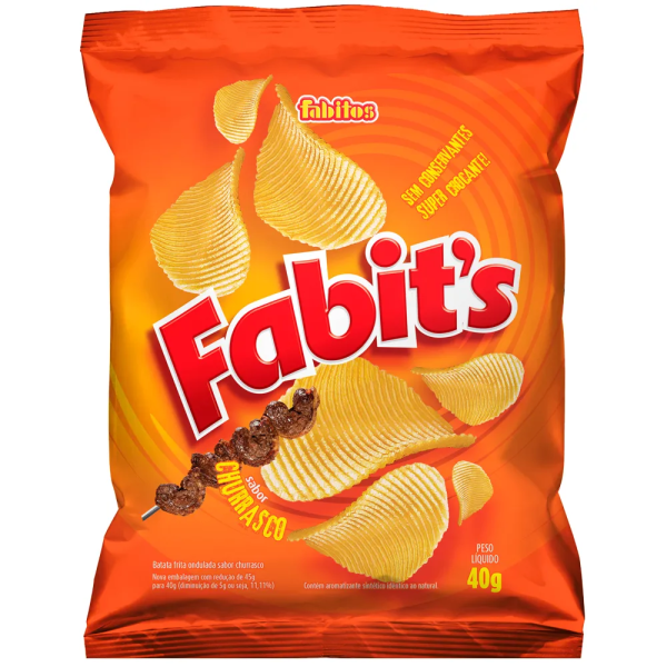 FABITOS BATATA FABITS CHURRASCO 40G