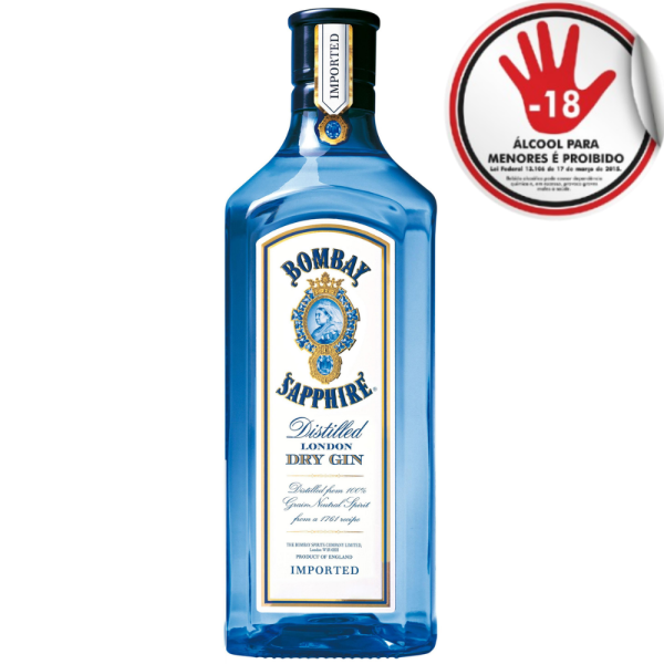GIN BOMBAY SAPHIRE 750ML