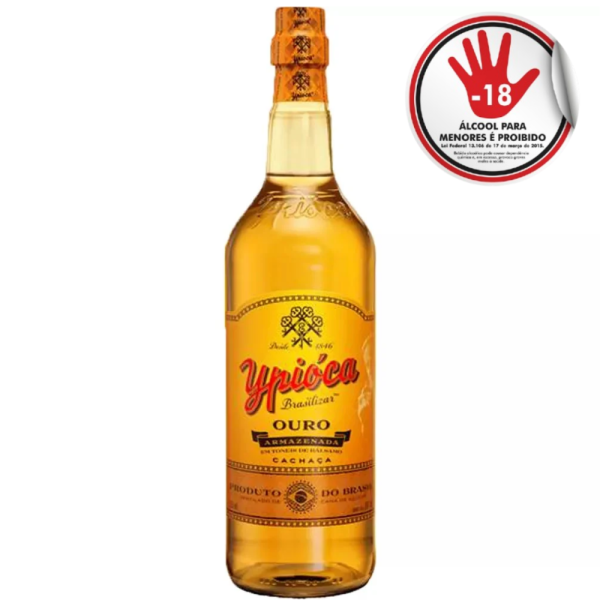 AGUARDENTE YPIOCA OURO 965ML