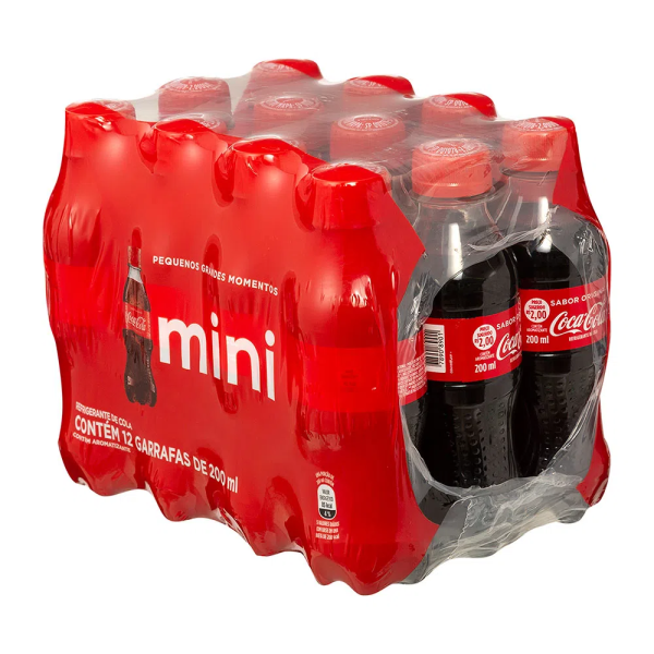 REFRIGERANTE COCA COLA 200ML C/12
