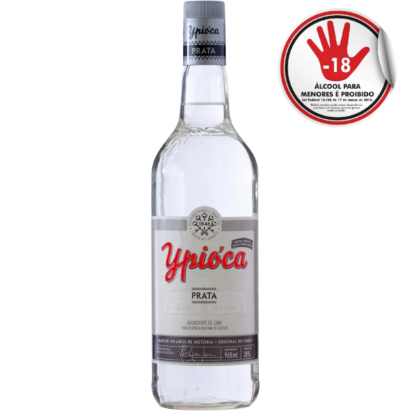 AGUARDENTE YPIOCA PRATA 965ML