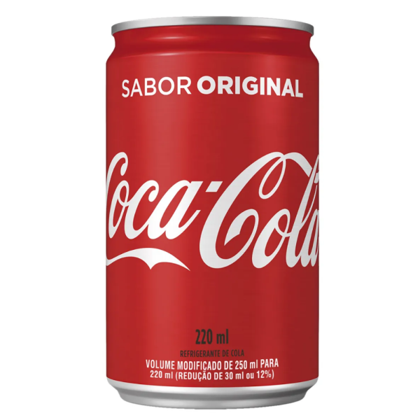 REFRIGERANTE COCA COLA 220ML LATA C/12