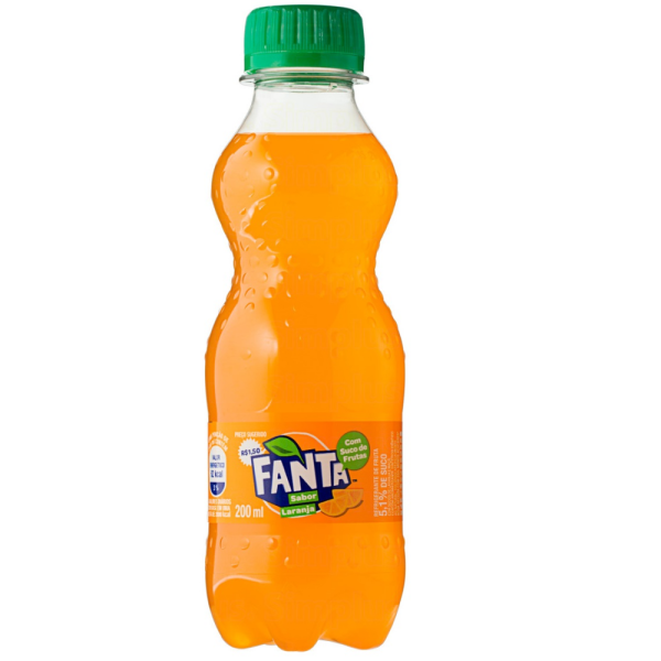 REFRIGERANTE FANTA LARANJA 200ML C/12