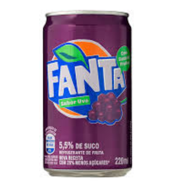 REFRIGERANTE FANTA UVA 220 ML  C/6