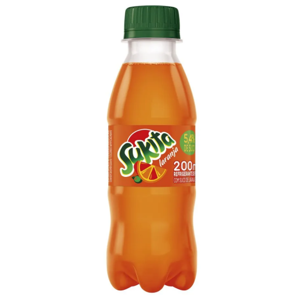 REFRIGERANTE SUKITA LARANJA 200ML C/12
