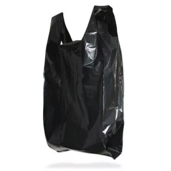 SACOLA PLASTICA PRETA REFORCADA 40X50
