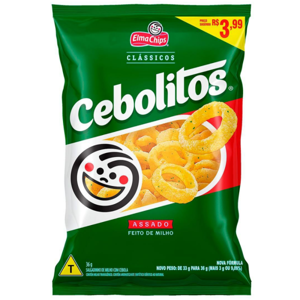 SALGADINHO CEBOLITOS 36G
