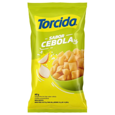 SALGADINHO TORCIDA CEBOLA 60G - DG Distribuidora