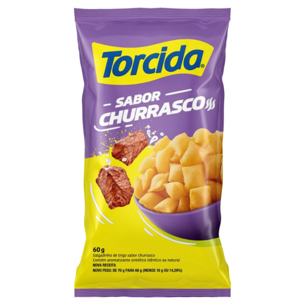 SALGADINHO TORCIDA CHURRASCO 60G