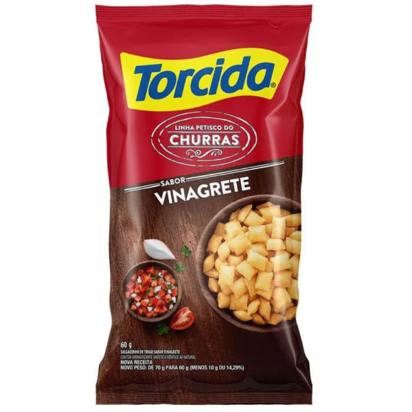 SALGADINHO TORCIDA VINAGRETE 60G
