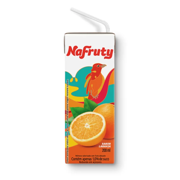 SUCO NAFRUTY  LARANJA 200ML