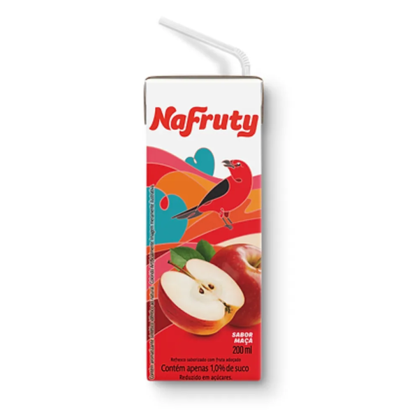 SUCO NAFRUTY  MAÇA 200ML
