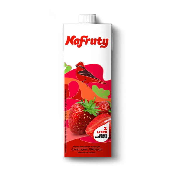 SUCO NAFRUTY  MORANGO 1LT