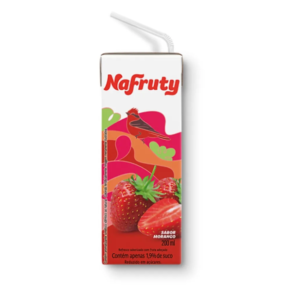 SUCO NAFRUTY  MORANGO 200ML
