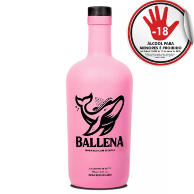TEQUILA BALLENA C/MORANGO 750ML - DG Distribuidora
