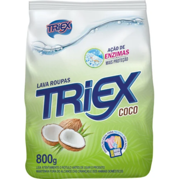 TRIEX LAVA ROUPAS COCO 800 GR CX/20