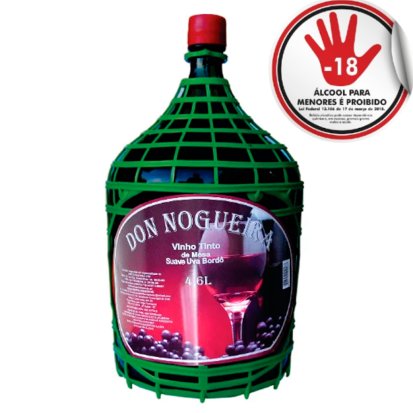 VINHO DON NOGUEIRA GARRAFAO BRANCO SUAVE 4,6L