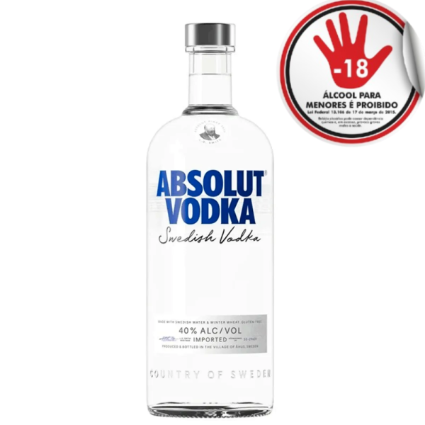 VODKA ABSOLUT GARRAFA 1000 ML