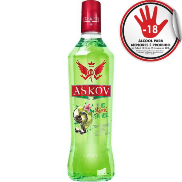 VODKA ASKOV  KIWI 900ML