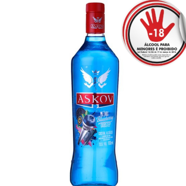 VODKA ASKOV BLUEBERRY 900ML