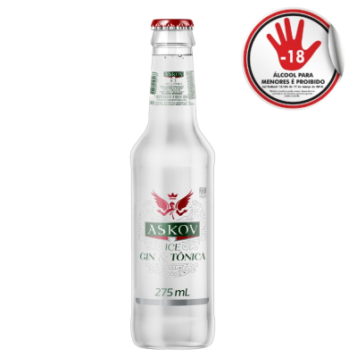 ASKOV ICE GIN TONICA 275ML C/6 - DG Distribuidora