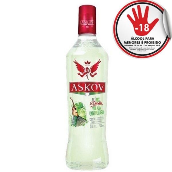 VODKA ASKOV LIMĂO 900ML