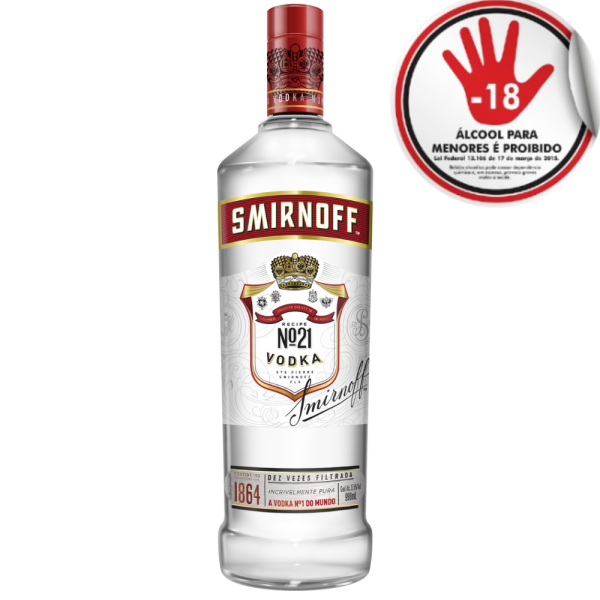 VODKA SMIRNOFF GARRAFA 998ML