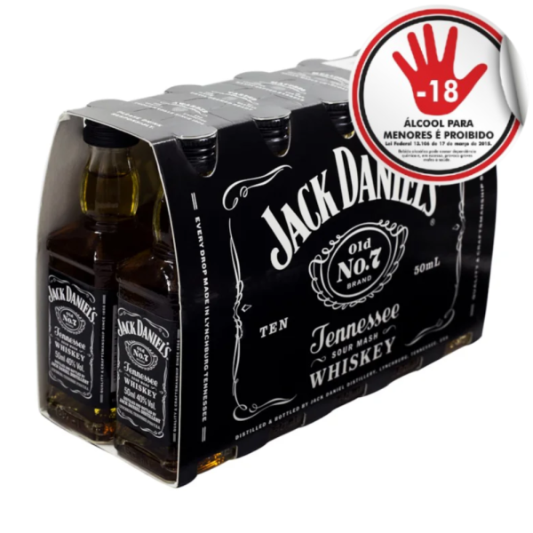 WHISKY JACK DANIEL´S 50ML C/10