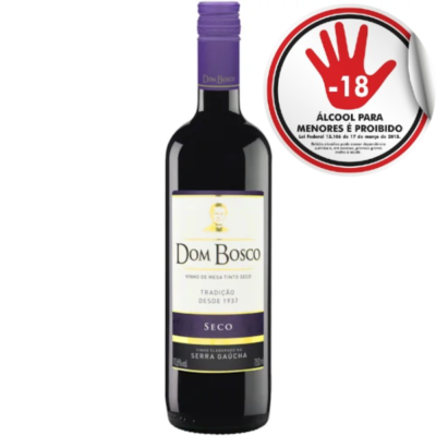 VINHO DOM BOSCO SECO 750ML - DG Distribuidora