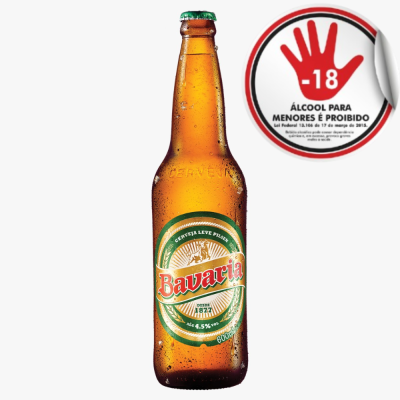CERVEJA BAVARIA 600ML CX C/24 - DG Distribuidora