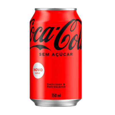 REFRIGERANTE COCA COLA ZERO 350ML C/12 - DG Distribuidora