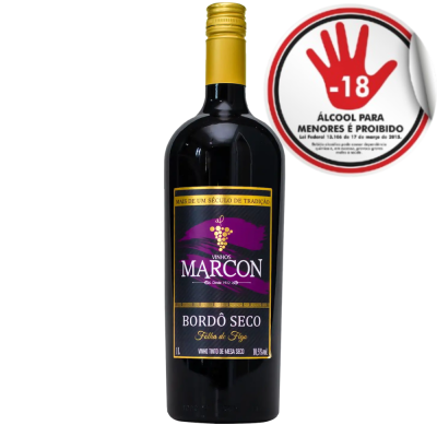 VINHO MARCON BORDO SECO 1 LT - DG Distribuidora
