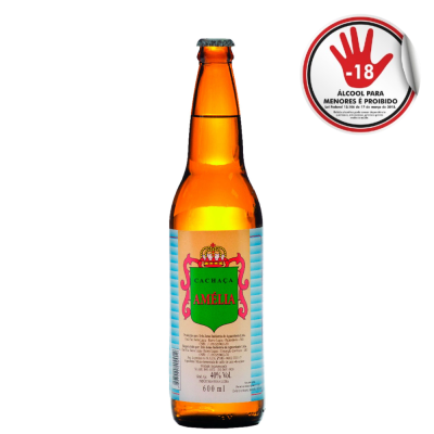 CACHACA AMELIA 600ML - DG Distribuidora