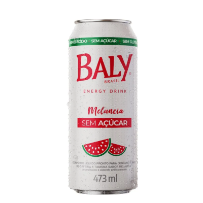 ENERGETICO BALY  MELANCIA S/ ACUCAR  473 ML C/6 - DG Dist...