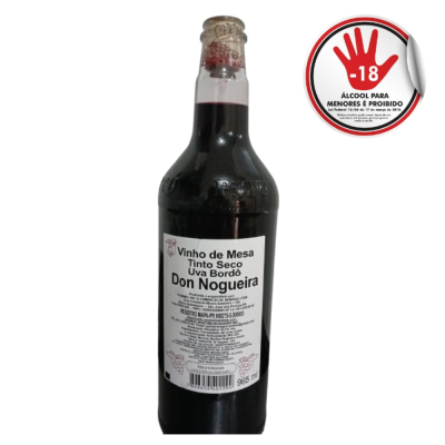 VINHO DON NOGUEIRA TINTO SECO 965ML - DG Distribuidora