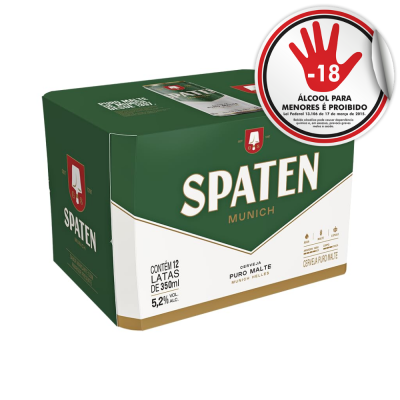 CERVEJA SPATEN 350ML CX/12