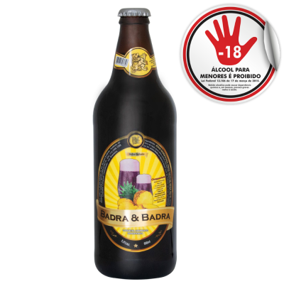 CHOPP DE VINHO C/ ABACAXI BADRA 600ML C/6