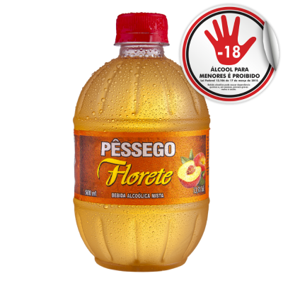 COROTE FLORETE PESSEGO 500ML C/12