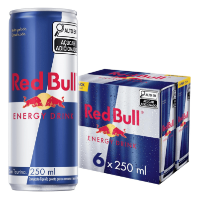 ENERGETICO RED BULL  250ML CX C/6