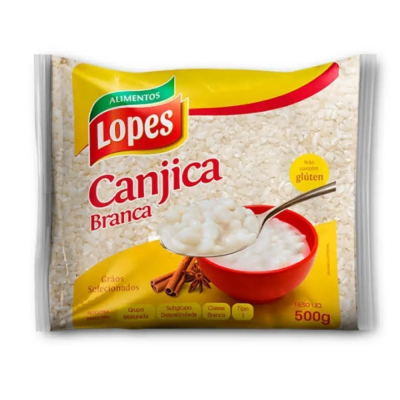 LOPO MILHO DE CANJICA BRANCA 500 GRS - DG Distribuidora