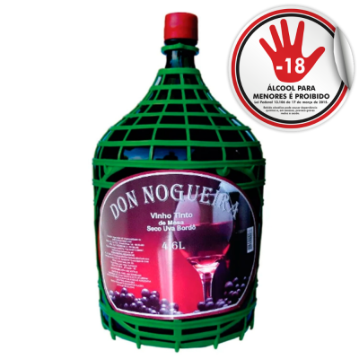 VINHO DON NOGUEIRA GARRAFAO TINTO SECO 4,6L - DG Distribu...