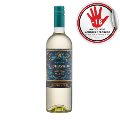 VINHO RESERVADO CHARDONNAY BRANCO 750ML